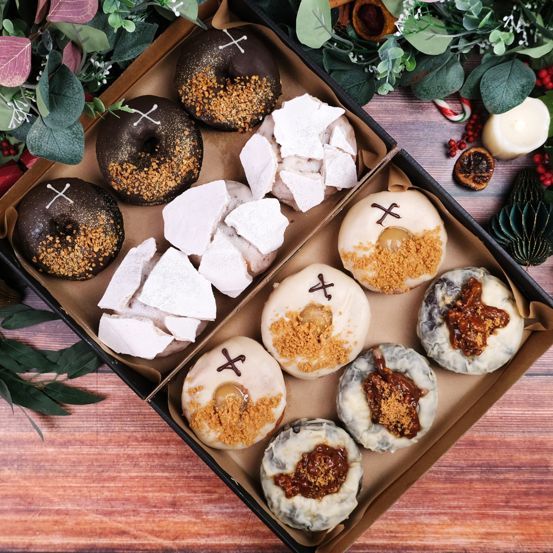 Christmas Doughnut Selection | Christmas | Boxes | Crosstown |