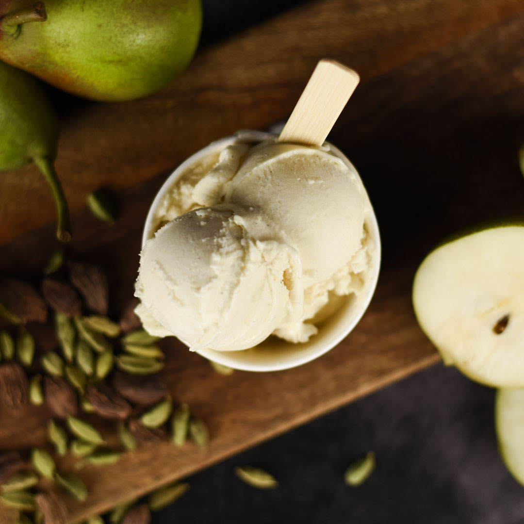 Pear and Cardamom (ve) | Ice Cream | Crosstown 3