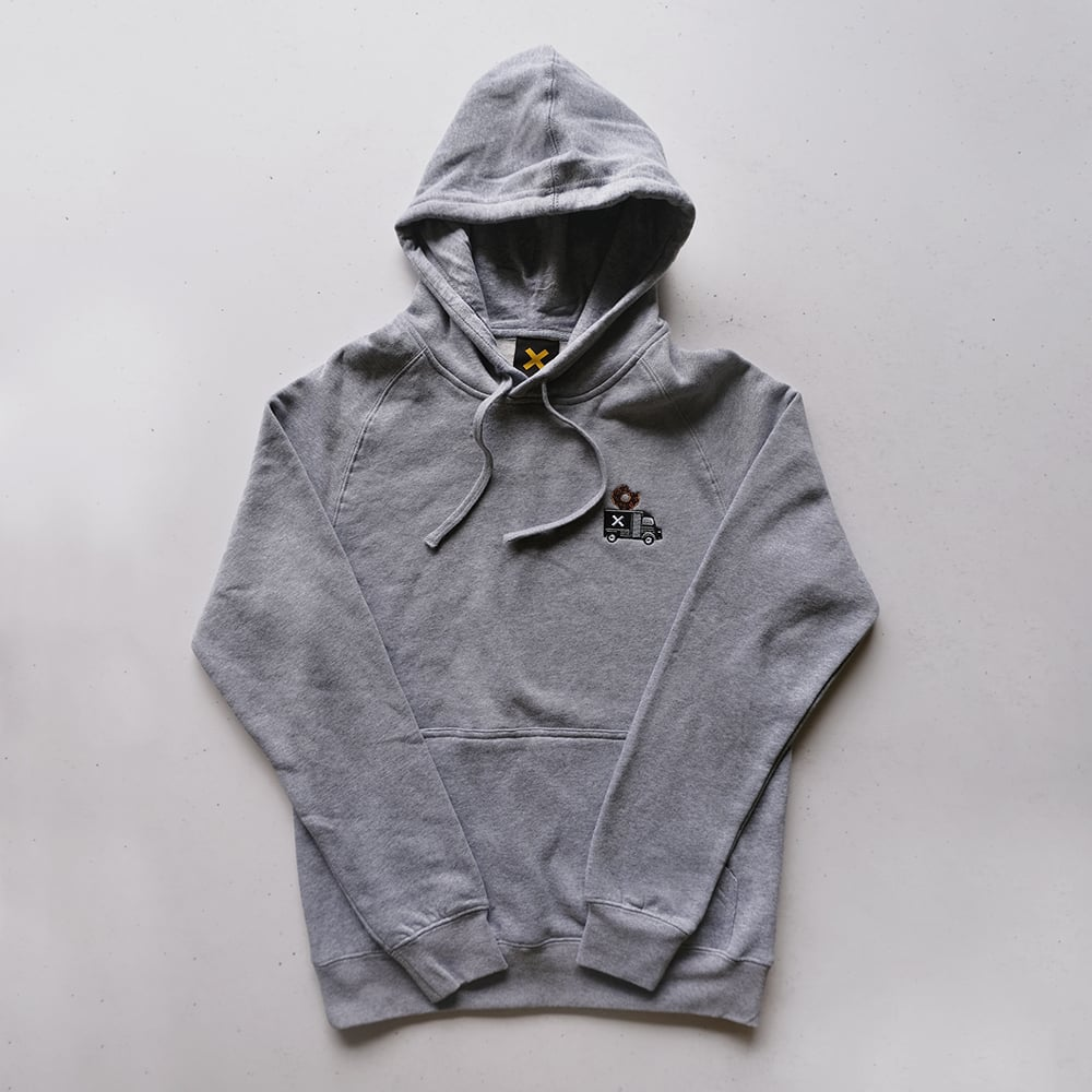 Crosstown x Percival grey hoodie 2