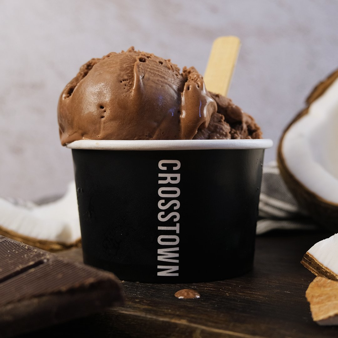 Crosstown chocolate & coconut (ve) ice cream pot 2