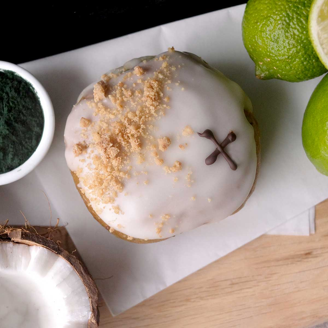Delivery Doughnuts - Crosstown vegan coconut lime doughnut 4