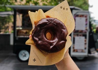 Donut Delivery | Dark Chocolate Truffle | Doughnuts | Crosstown