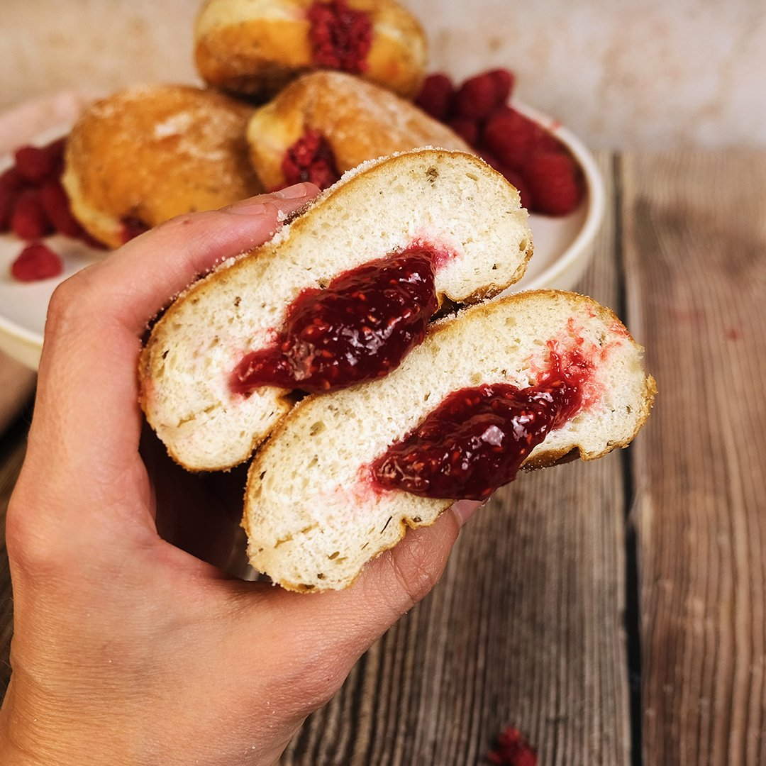 Homemade Raspberry Jam (ve) | Doughnuts | Crosstown 6