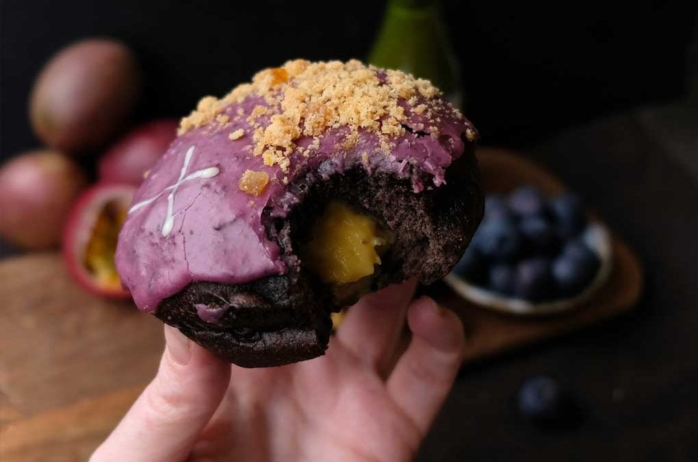THE PASSIONFRUIT & BLUEBERRY DOUGHNUT JOINS THE CROSSTOWN LINEUP