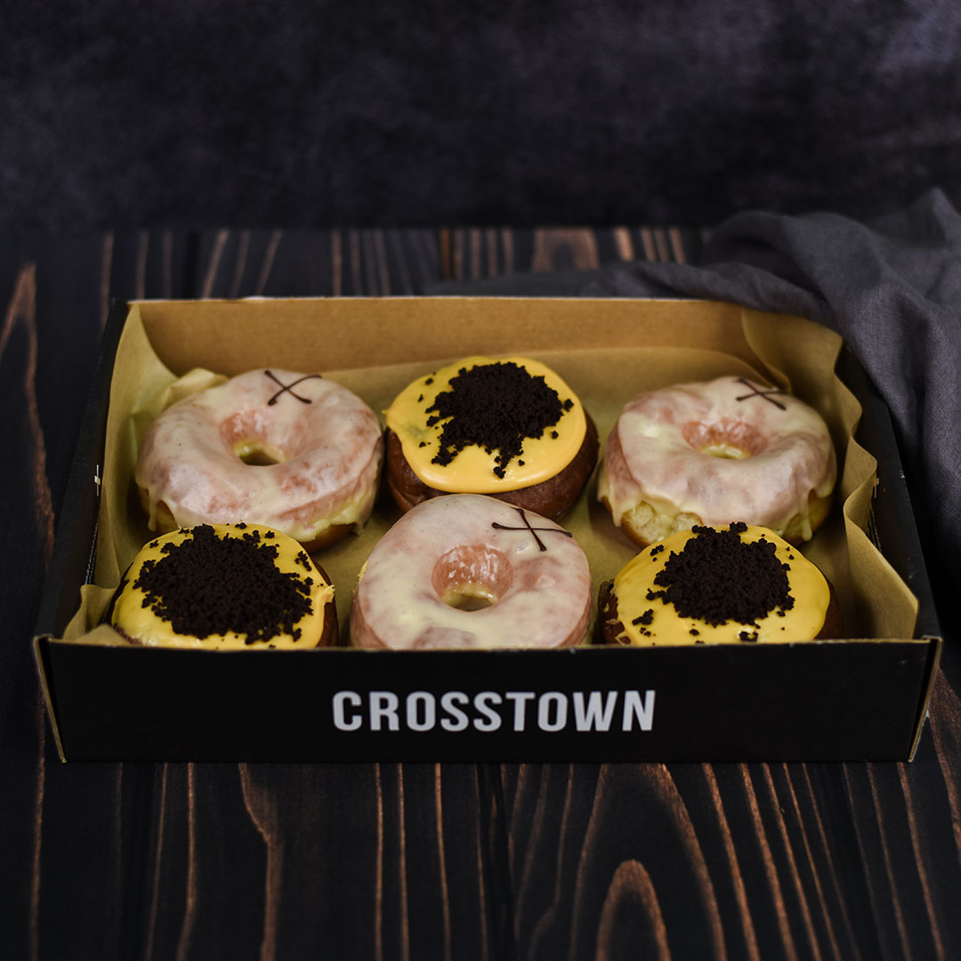 Sea Salt Caramel & Banana Cream Box | Doughnuts | Crosstown 1