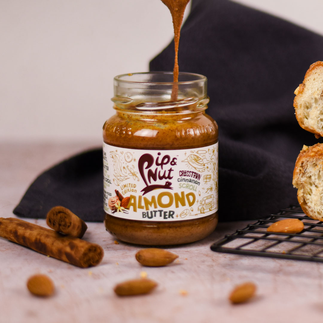 Cinnamon Scroll Almond Butter (ve) | Collaboration | Crosstown x Pip & Nut 2