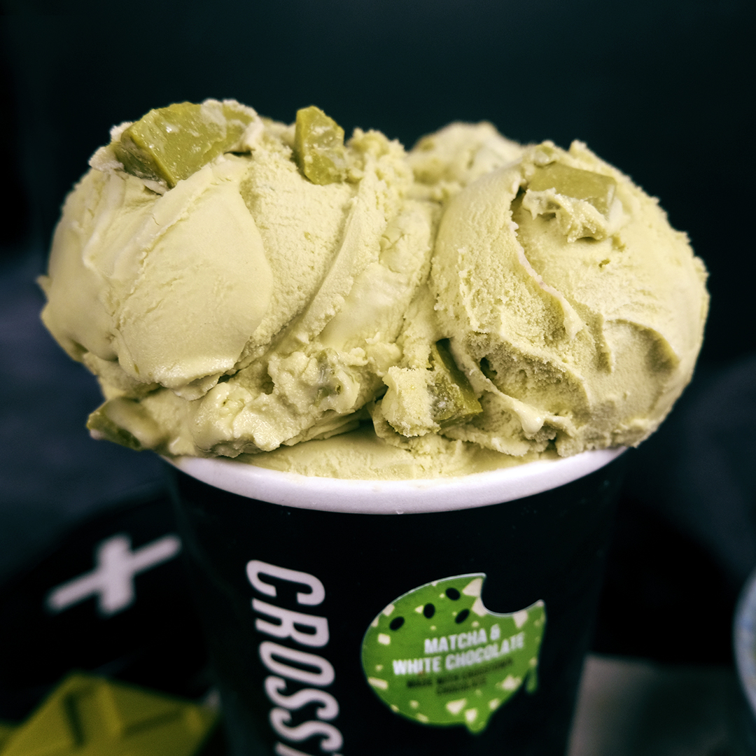 Matcha & White Chocolate | Ice cream | Crosstown 11