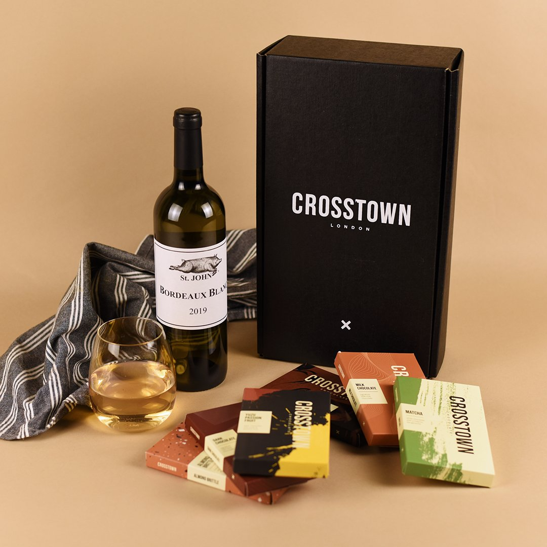 Chocolate + St. JOHN Wine Gift Box | Gifts | Crosstown 2