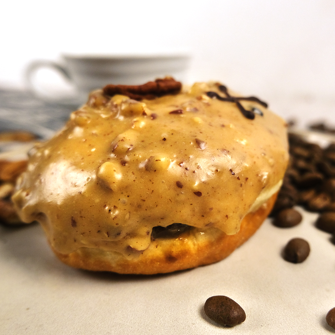 Coffee & Pecan Caramel | Doughnuts | Crosstown 1