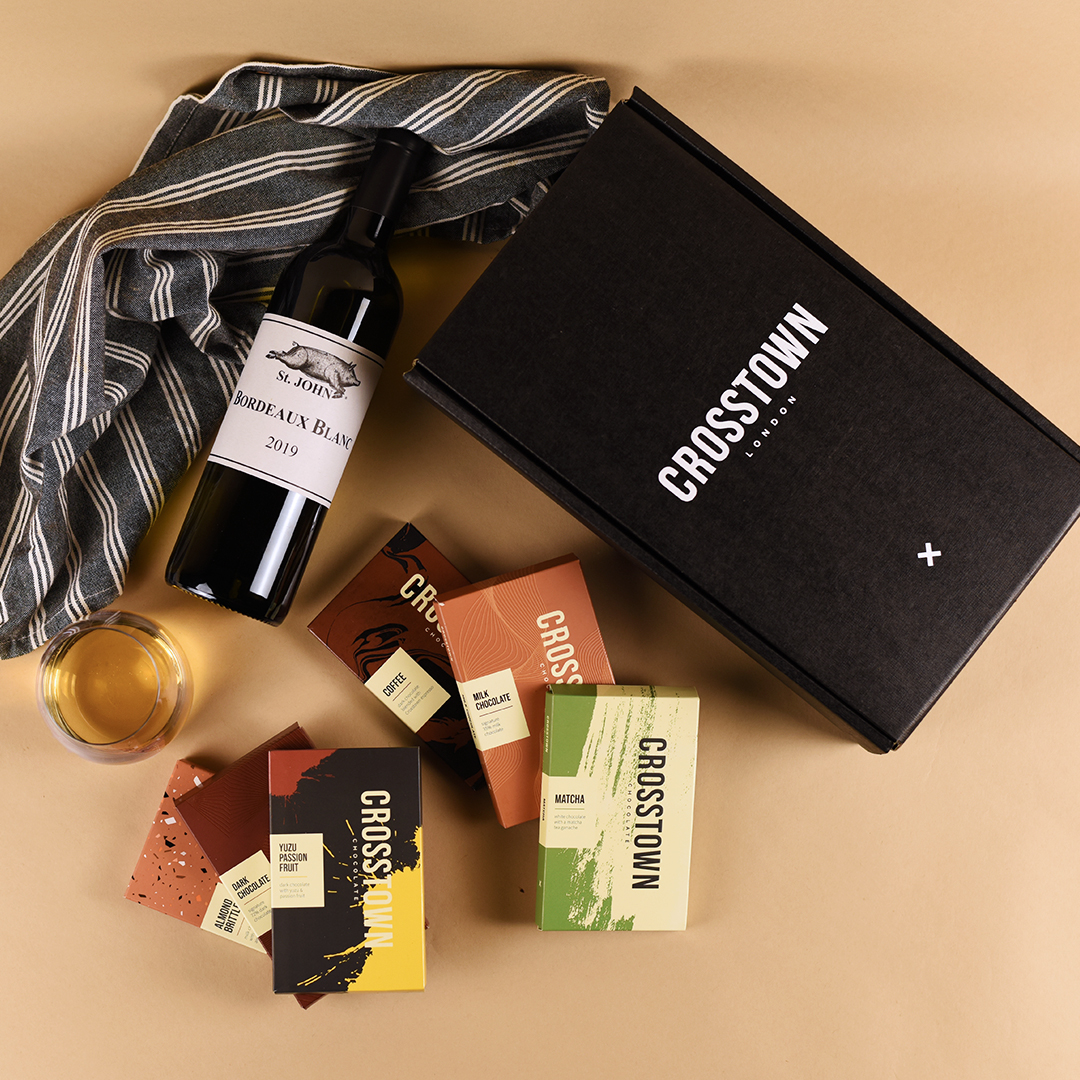 Chocolate + St. JOHN Wine Gift Box | Gifts | Crosstown 3