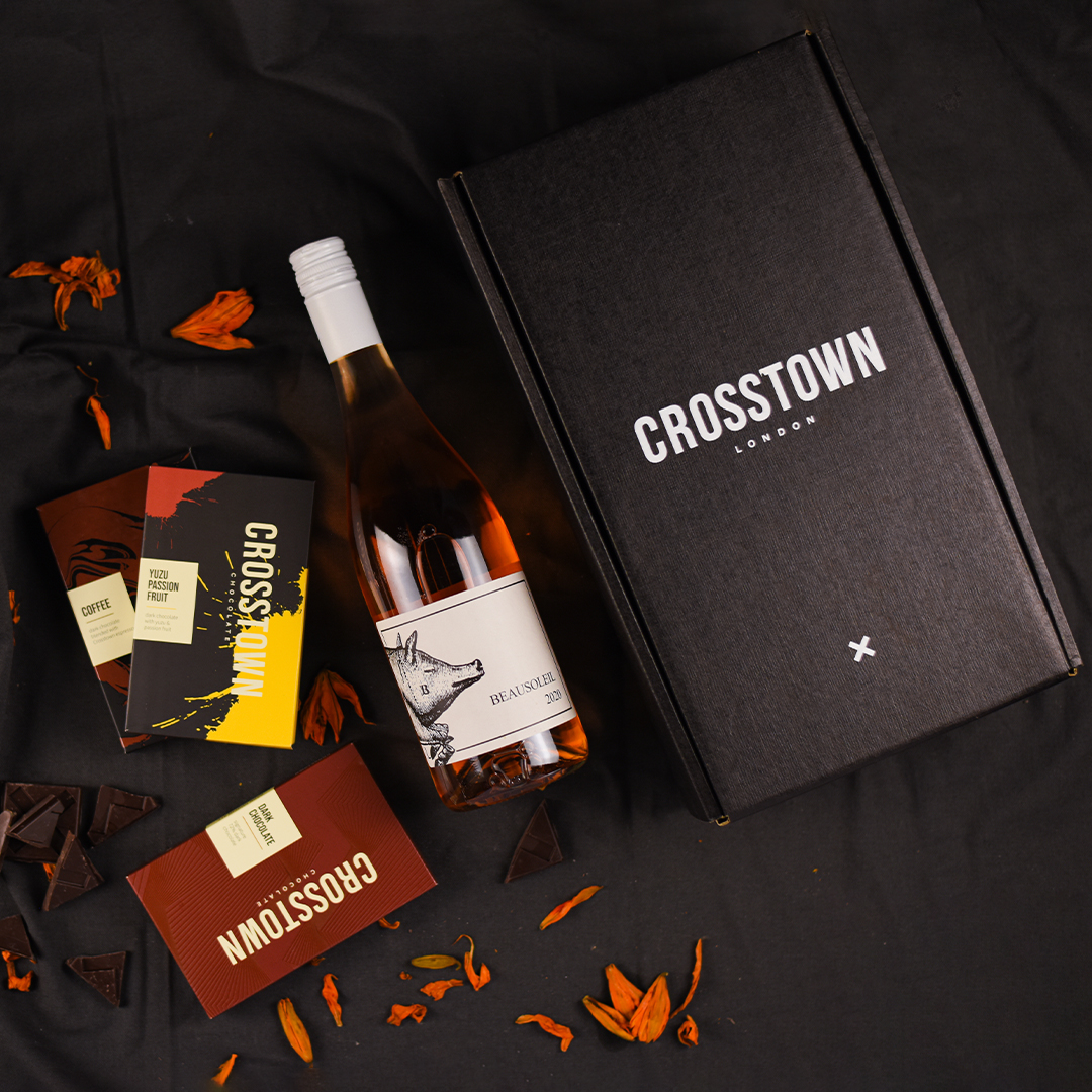 Chocolate Bars with Wine | Valentine's Day Gifts | Crosstown