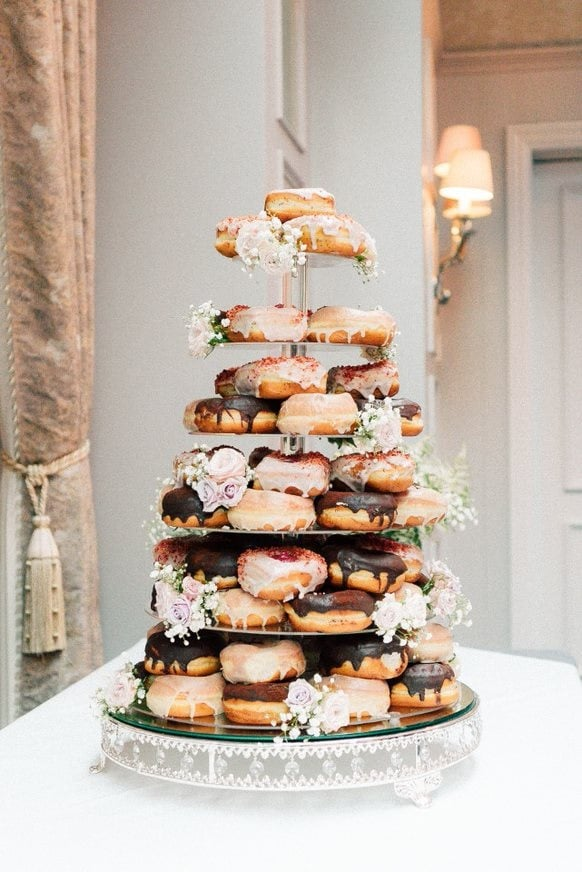 Wedding Doughnut Cake Tower | Wedding Doughnuts