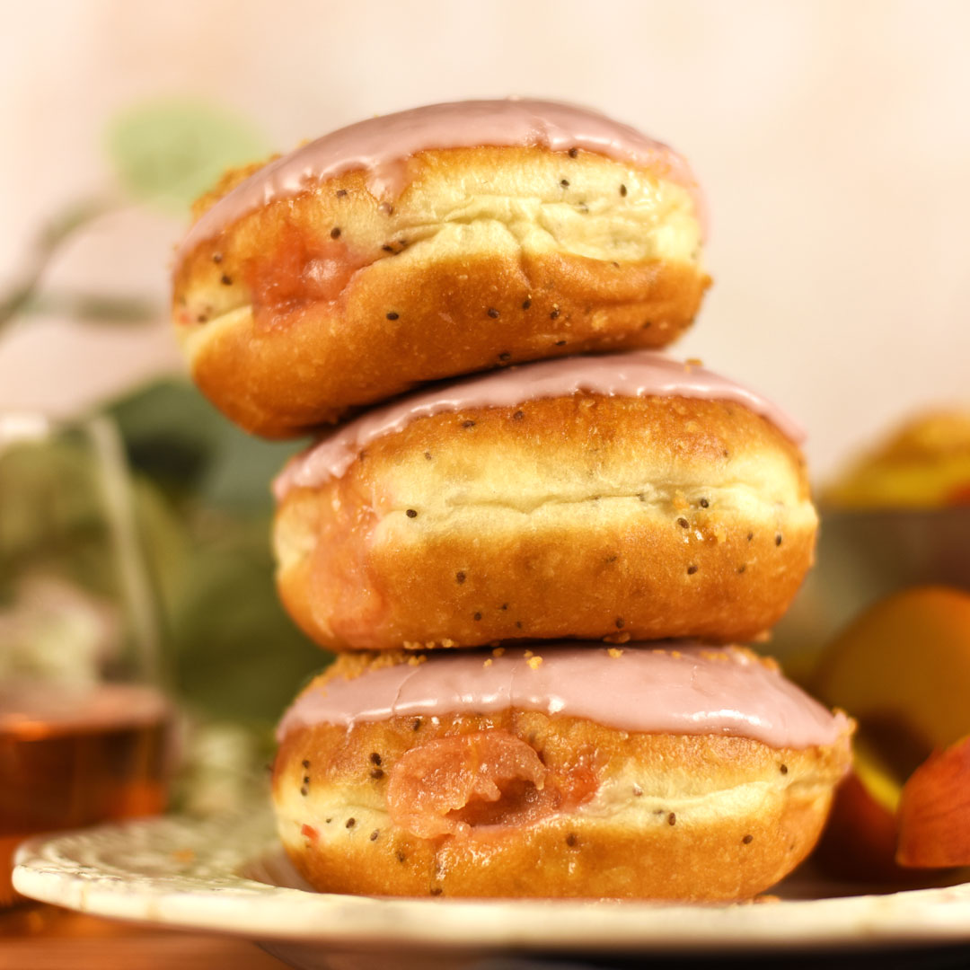 Peach and English Sparkling Rosé Doughnuts Crosstown 1