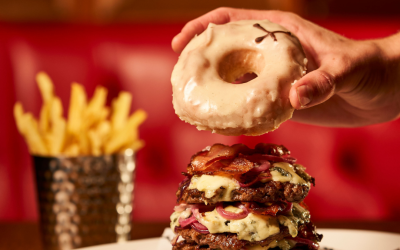 Introducing the Crosstown Doughnut Burger at Burger & Lobster!