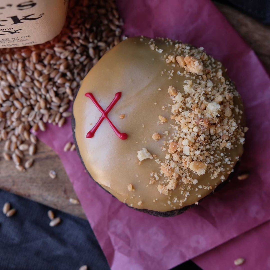 Crosstown and Maker's Mark collaborated to make this butterscotch whisky doughnut