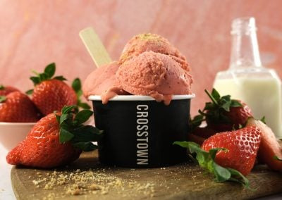 Ice Cream Van Hire | Strawberries & Cream Ice Cream