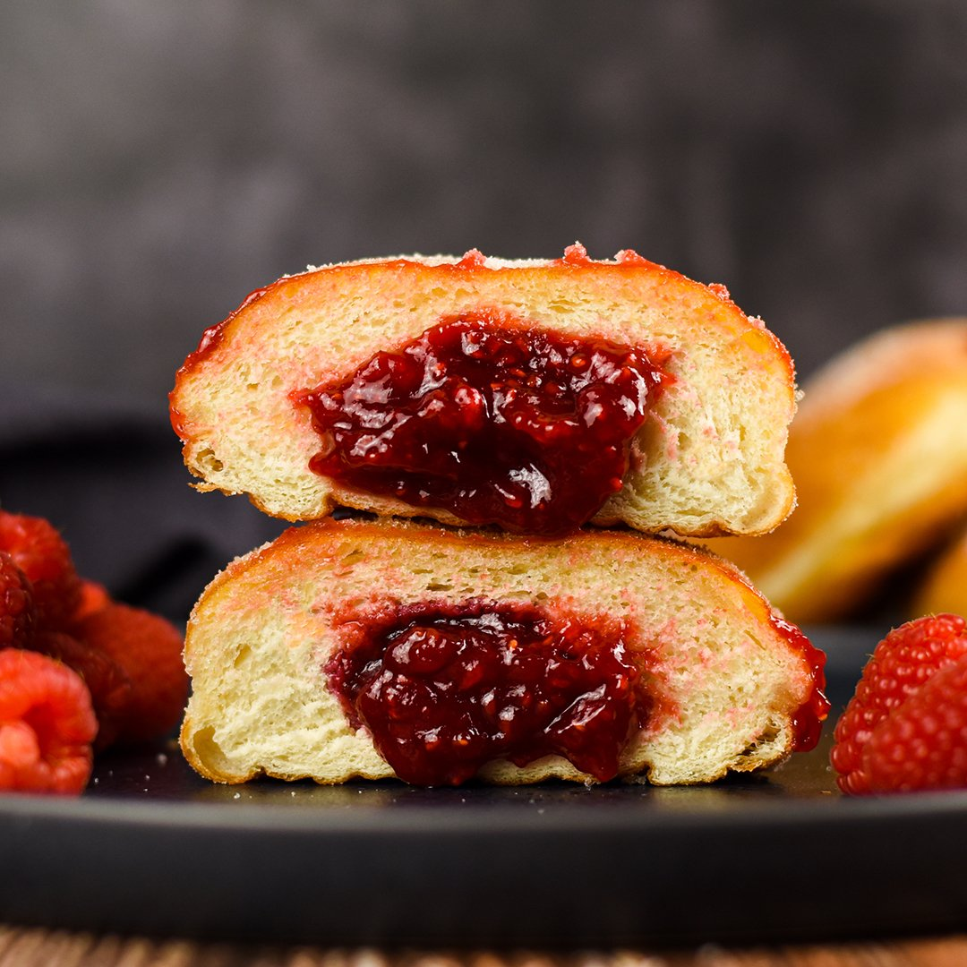 homemade raspberry jam | doughnut | Crosstown | 02