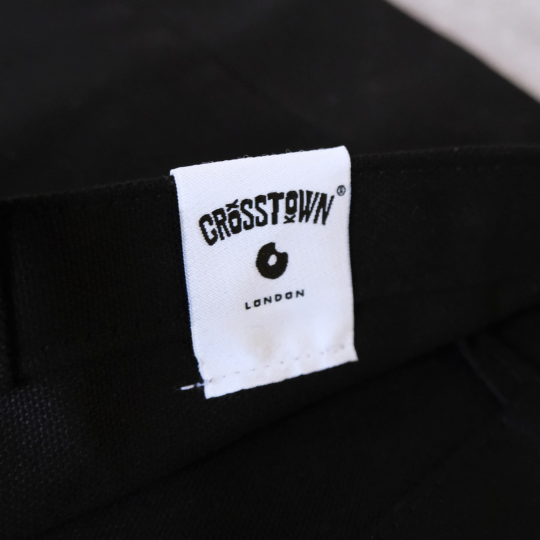 Crosstown tote bag label 2
