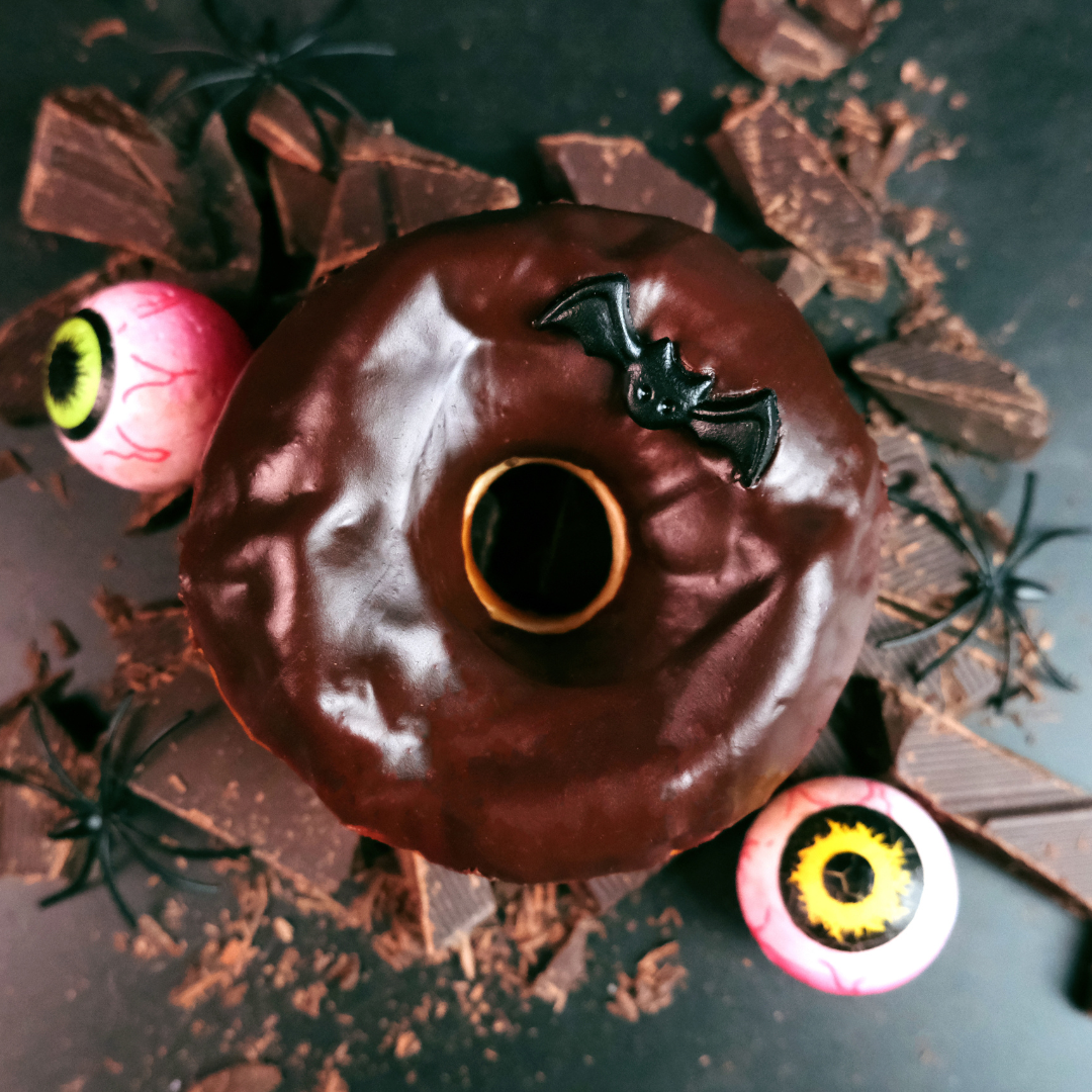 Dark Choco-Bat Truffle | Halloween | Doughnuts | Crosstown