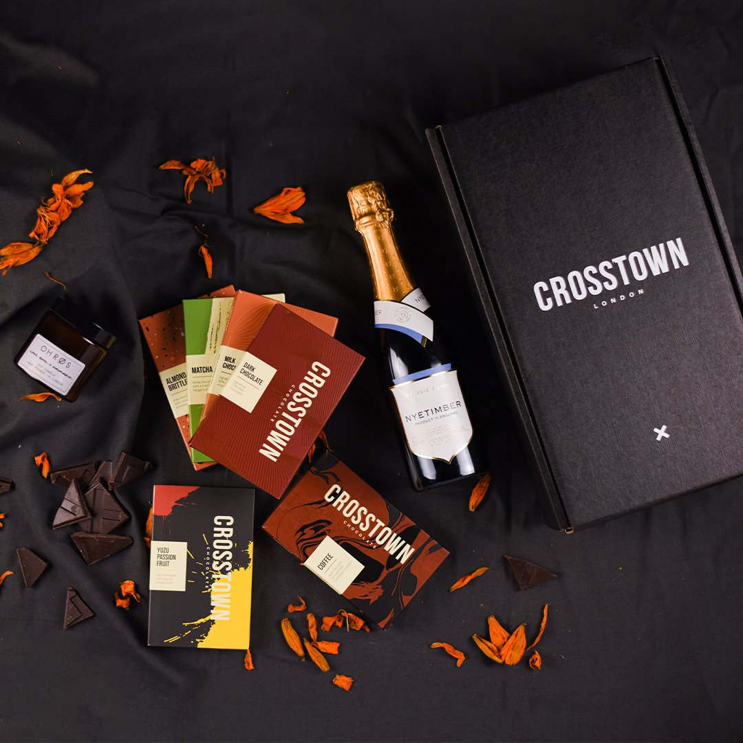 Chocolate & NYETIMBER Wine Gift Box | Valentine's Day | Crosstown 2