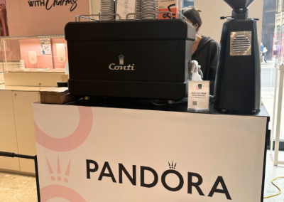 Coffee Cart Hire | Crosstown Coffee Cart Hire | Pandora Branding