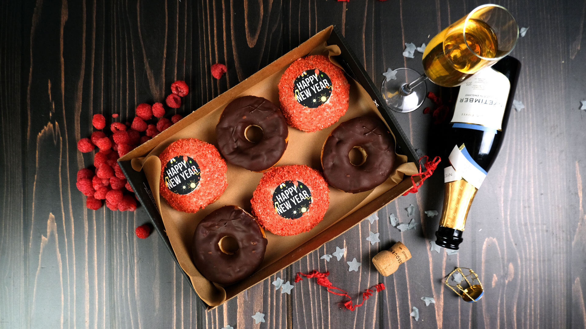 New Year's Eve Doughnut Box | Doughnut Delivery