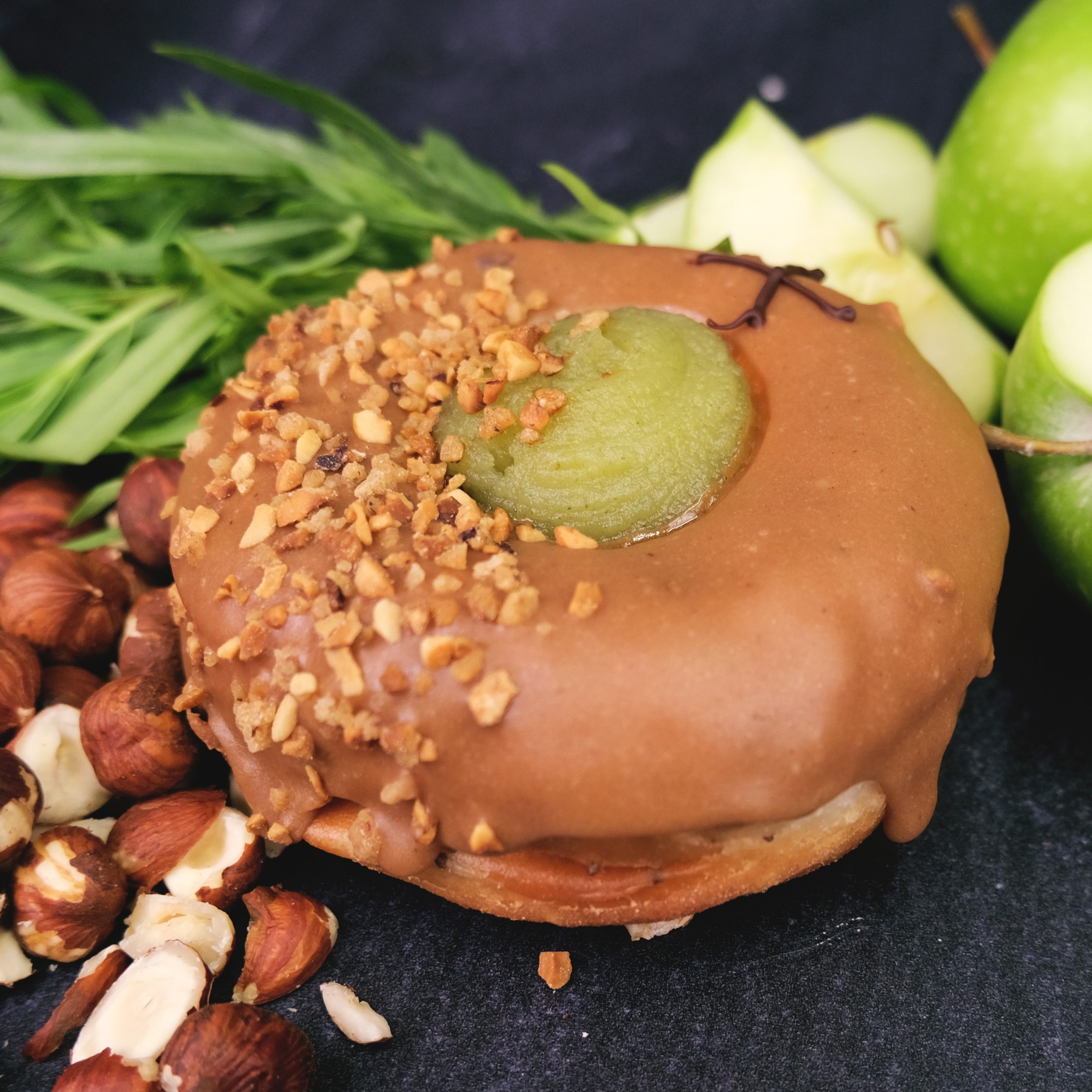 Veganuary Doughnuts - Tarragon, Apple & Hazelnut