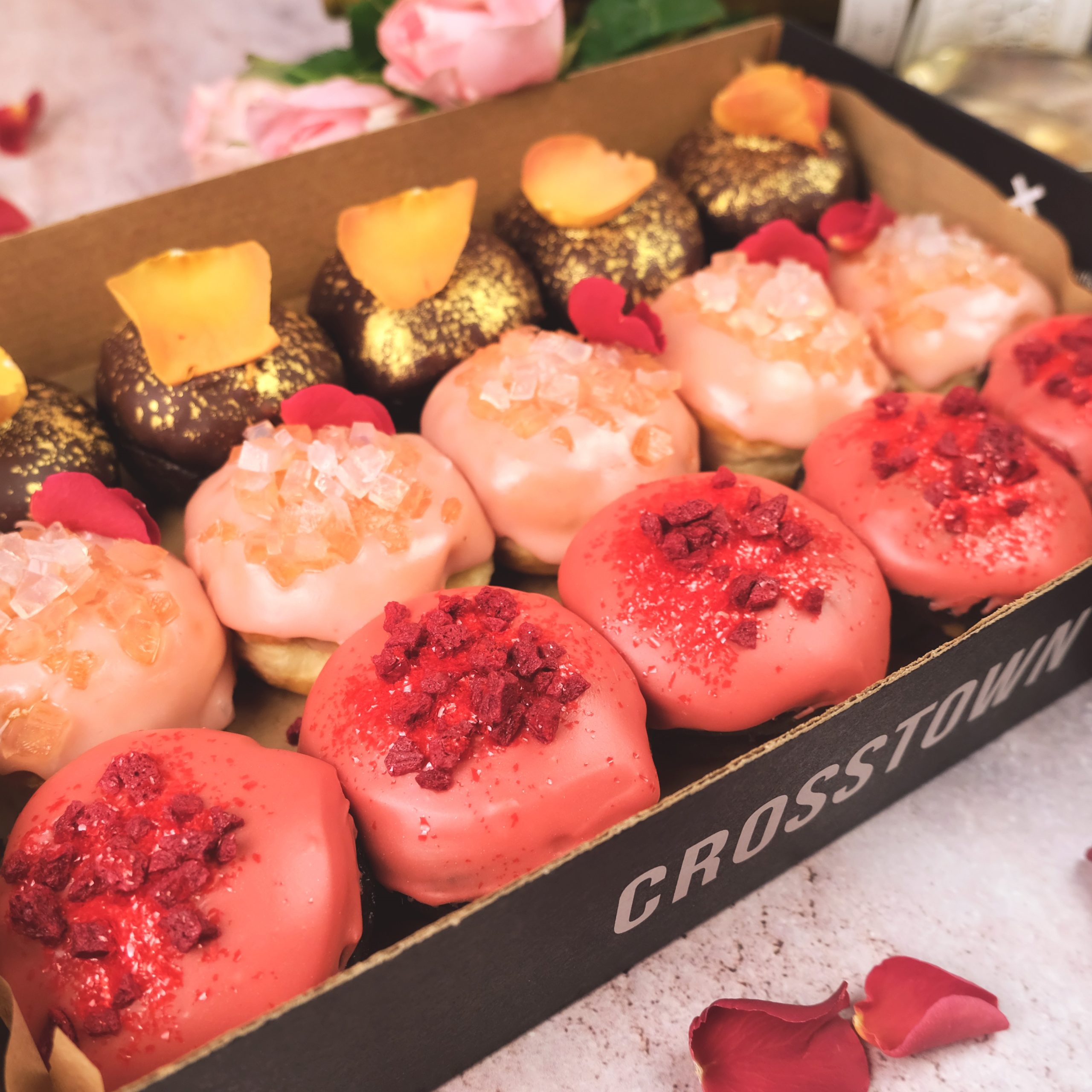 Valentine's Day Mini Doughnuts 15 Sharing Pack