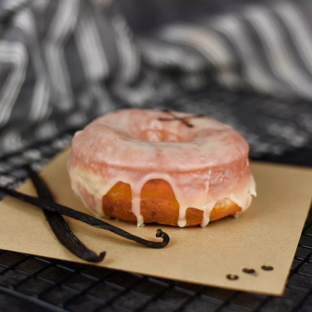 Tongan Vanilla Bean Glaze | Vegan | Doughnut