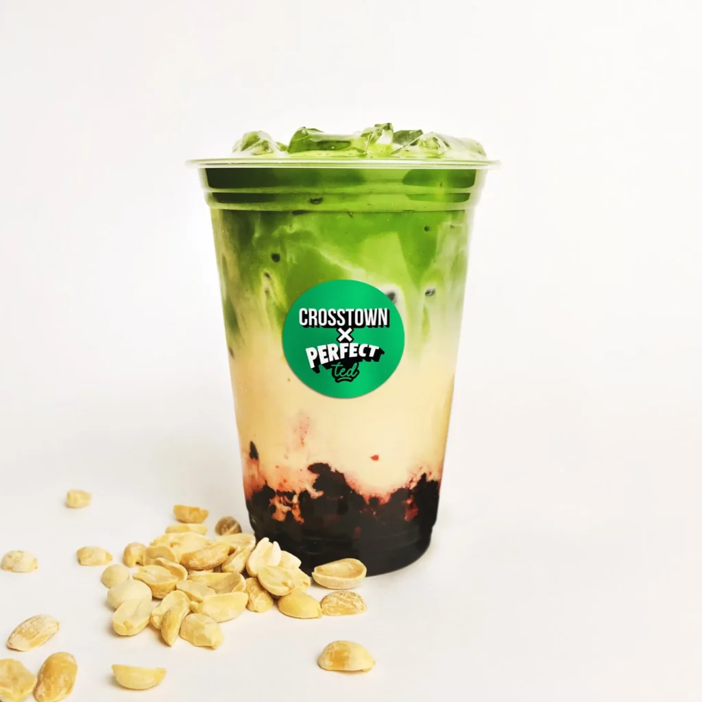Iced PBJ Matcha Latte Crosstown