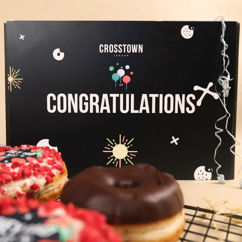 Vegan Doughnuts Gift with Congratulations Box