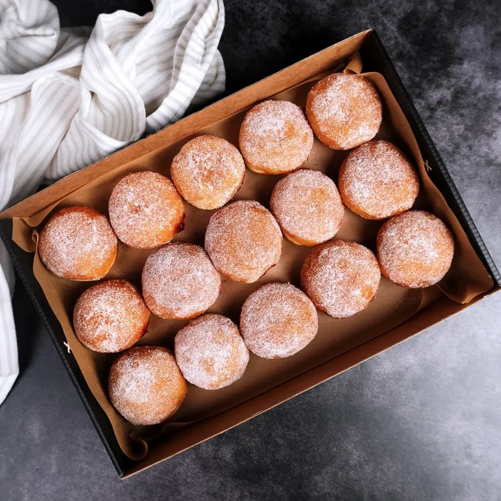 Hanukkah Doughnuts | Sufganiyot Jelly Doughnut | Hanukkah Food | Hanukkah Donut